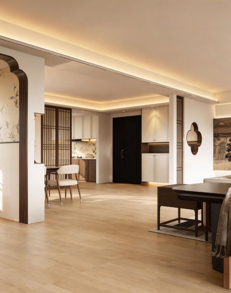 我家这130㎡的新中式，越住越有品味！ - 家居知识