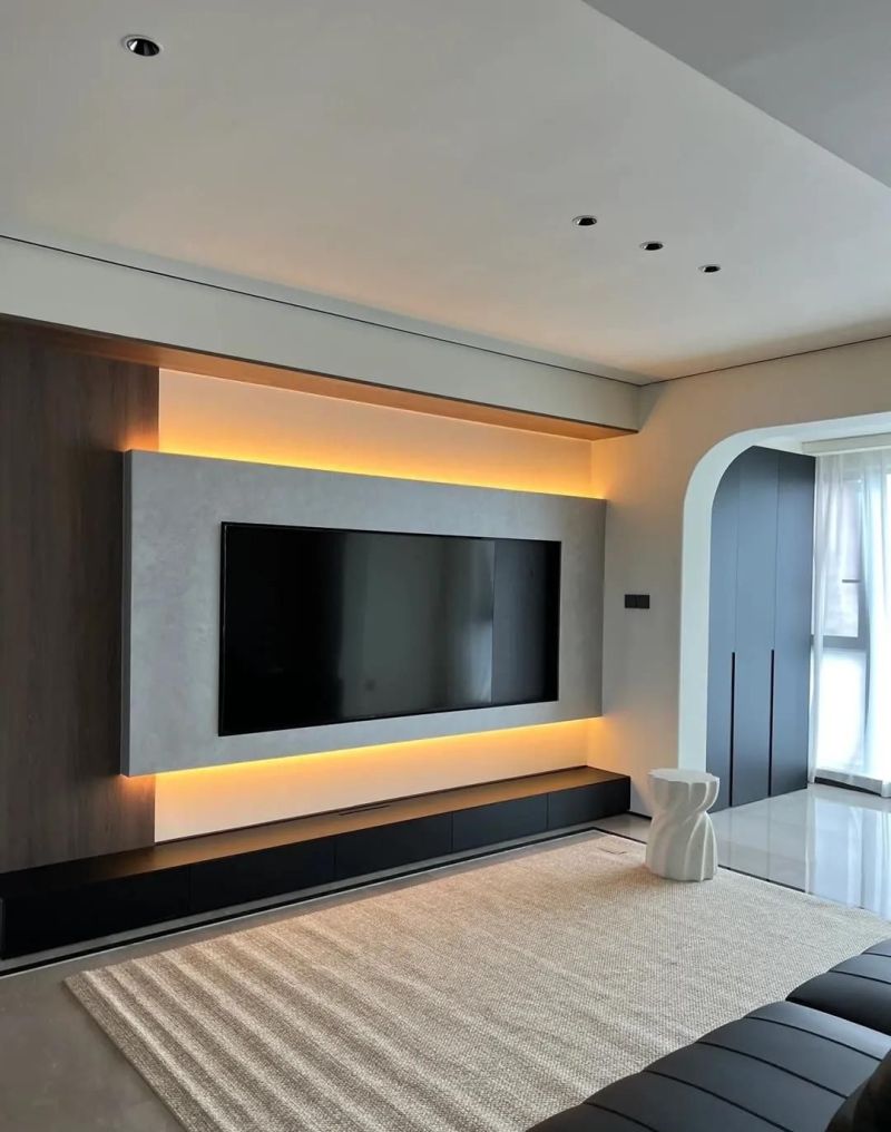 三十款极简电视柜造型 - 家居知识