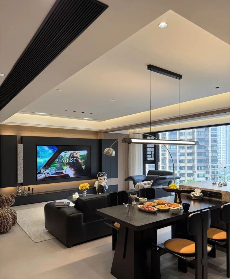 140㎡意式极简：砸阳台弃榻榻米，7米横厅住出松弛感 - 家居知识