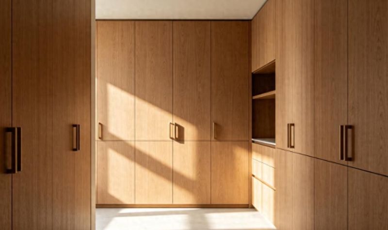 原息柏木板玄关柜‘入户三秒法则’揭秘，全屋定制优选指南