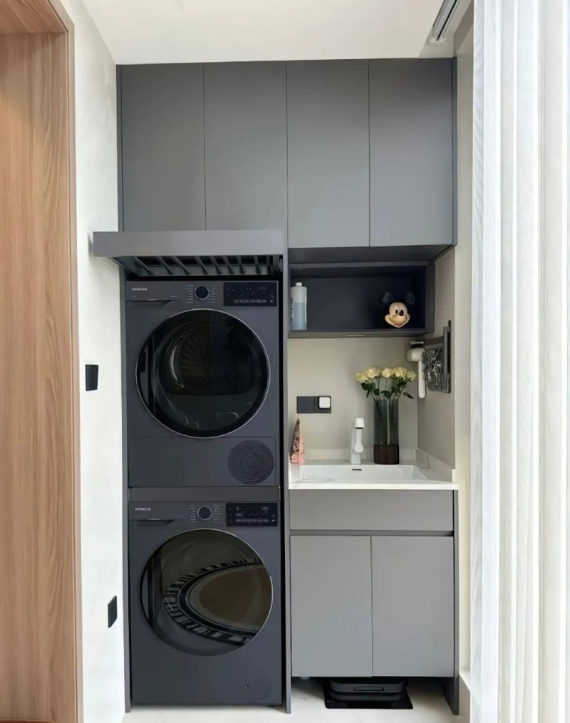 【蒂莱斯家居】30款阳台洗衣柜|家务区也能卷出花,想立马装同款! - 家居知识