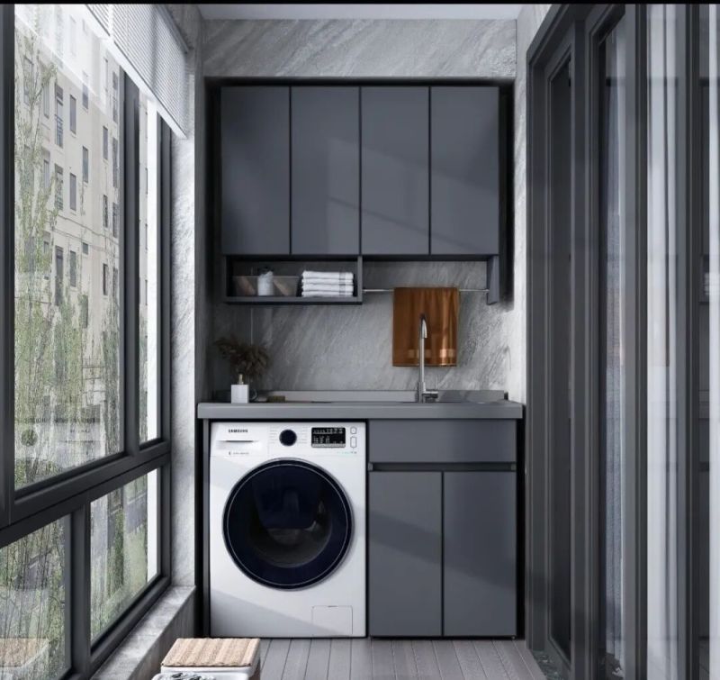 【蒂莱斯家居】30款阳台洗衣柜|家务区也能卷出花,想立马装同款! - 家居知识