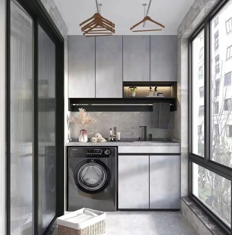 【蒂莱斯家居】30款阳台洗衣柜|家务区也能卷出花,想立马装同款! - 家居知识