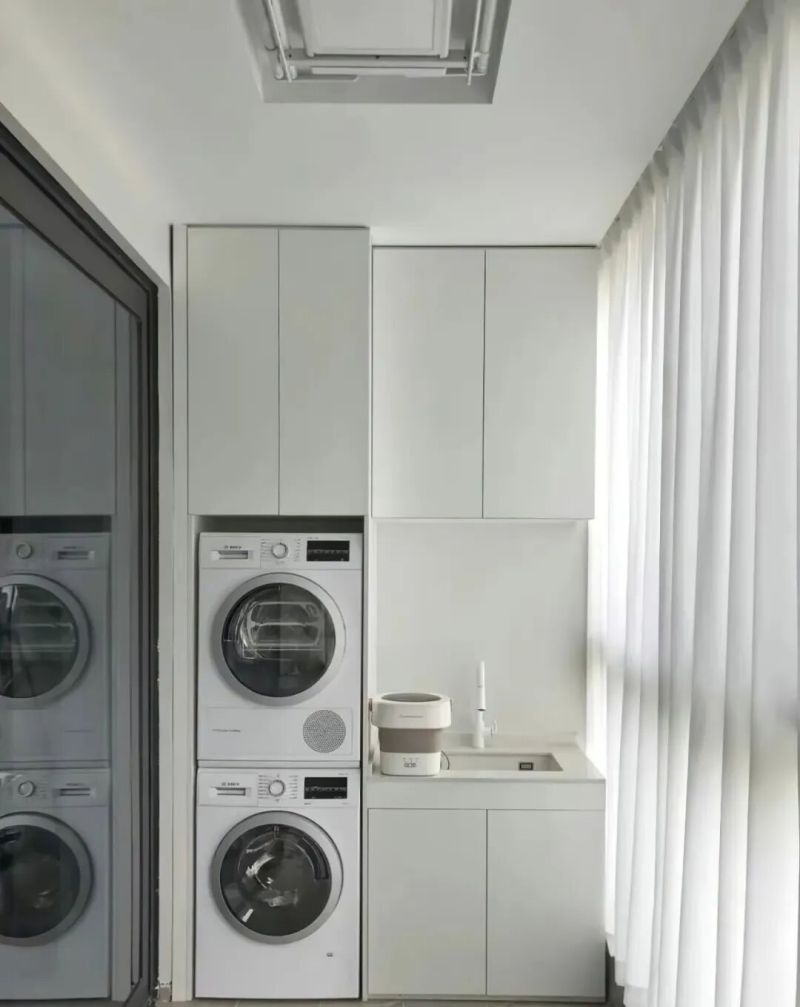 【蒂莱斯家居】30款阳台洗衣柜|家务区也能卷出花,想立马装同款! - 家居知识