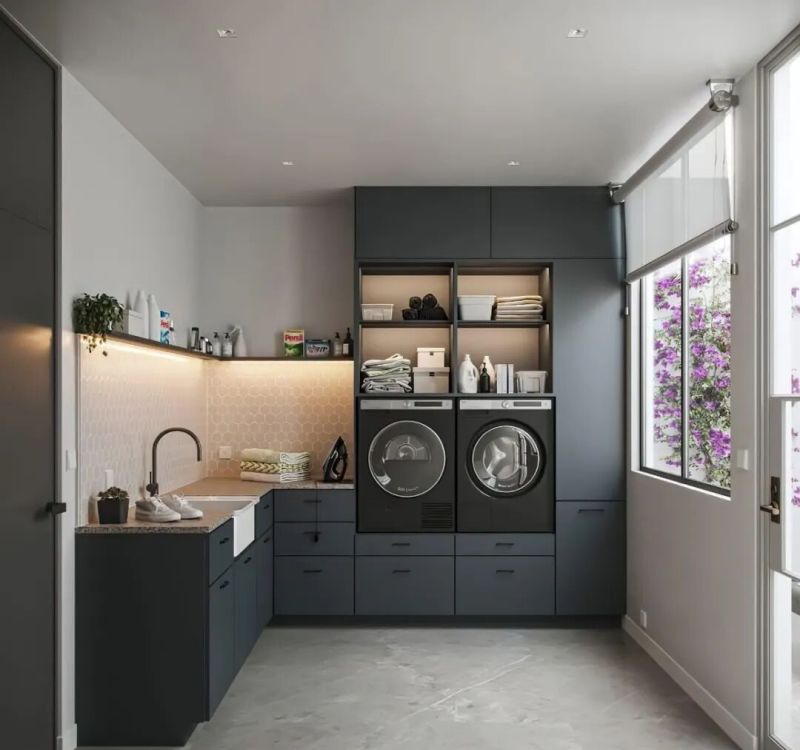 【蒂莱斯家居】30款阳台洗衣柜|家务区也能卷出花,想立马装同款! - 家居知识