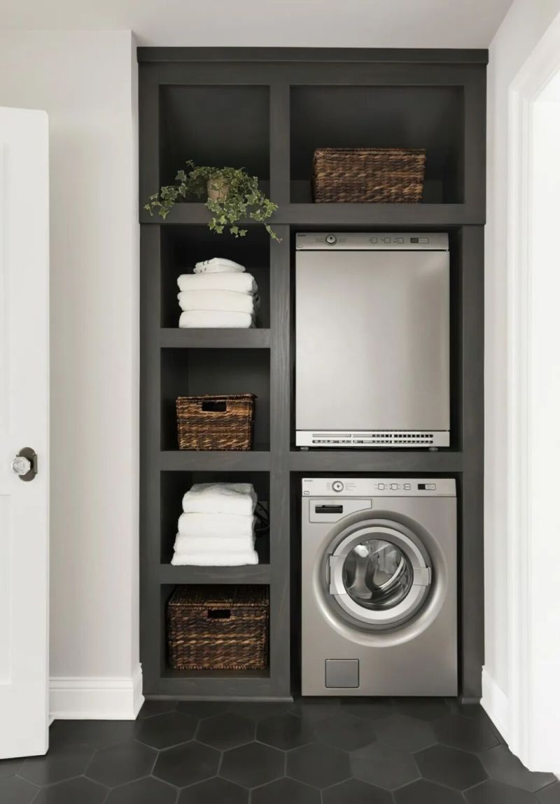 【蒂莱斯家居】30款阳台洗衣柜|家务区也能卷出花,想立马装同款! - 家居知识