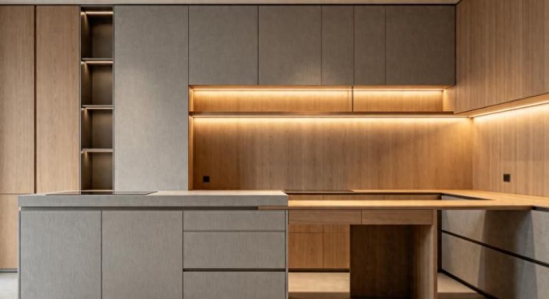 书柜藏露比例与视觉节奏的设计艺术