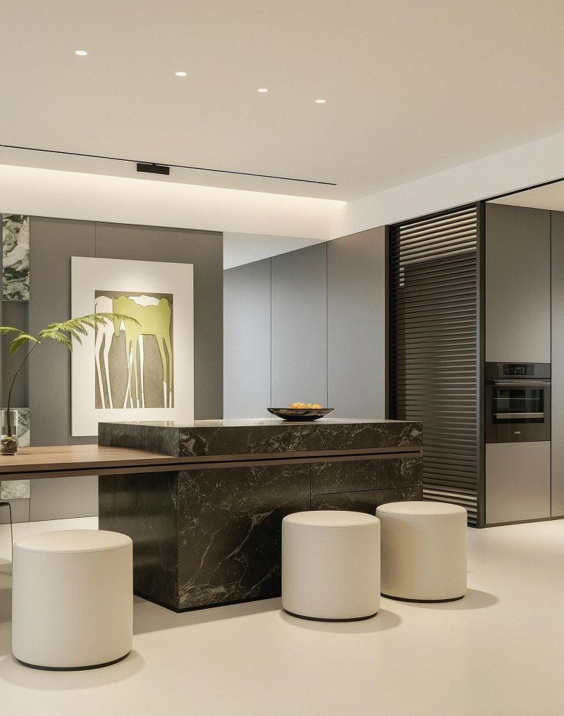 153㎡被你装得太显贵了意式极简自带低调贵，好的效果谁又能拒绝 - 家居知识