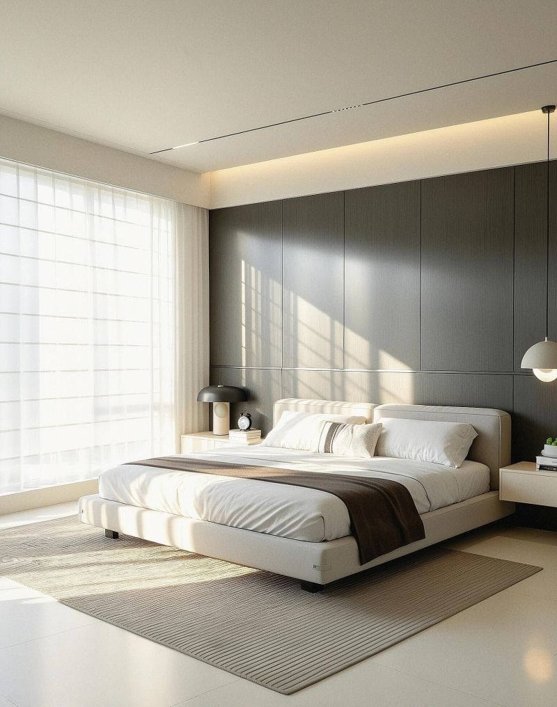 180㎡意式极简做到这气场高级感有点过分了，纯粹的好住大气。 - 家居知识