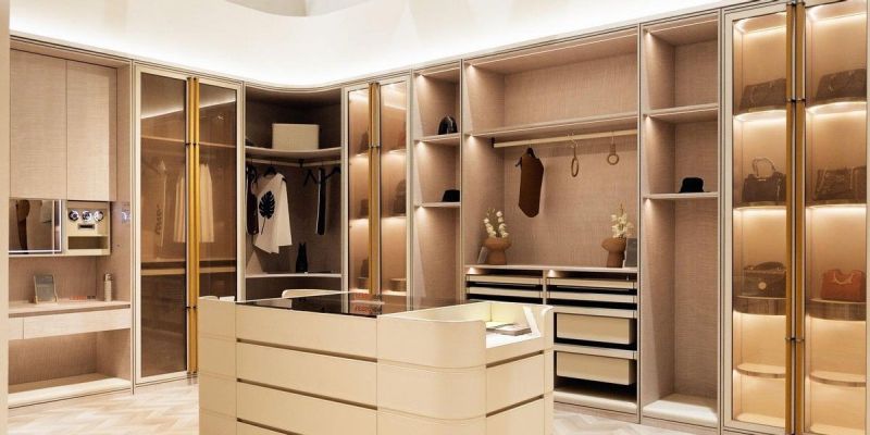 领尚“经纬·叠影”女士衣帽间：藏下星辰，也藏下你 - 家居知识