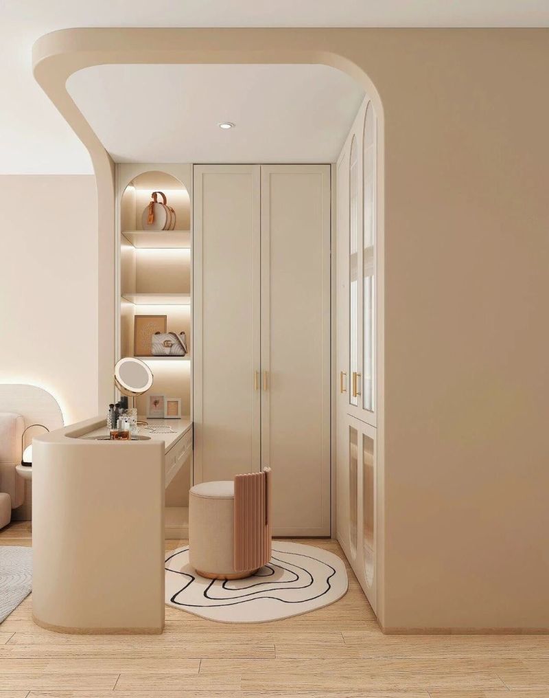 L型衣帽间设计 - 家居知识