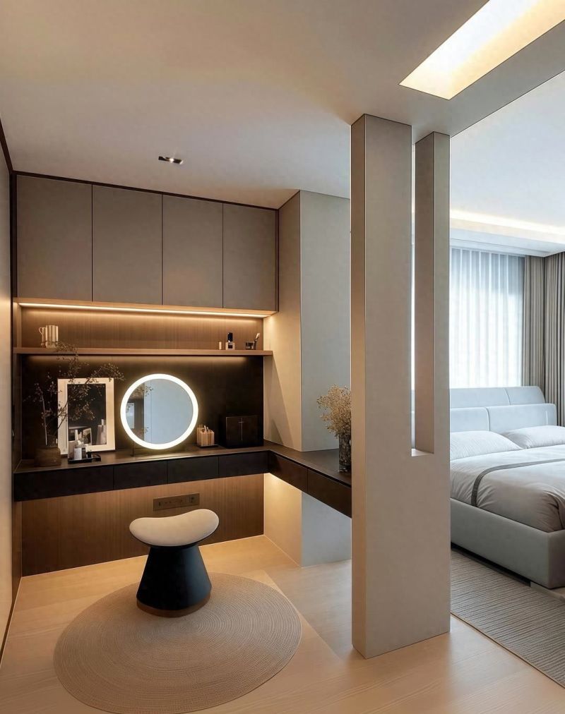 L型衣帽间设计，小空间大收纳的完美解决方案