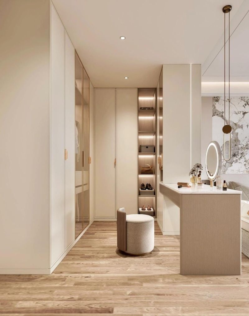 L型衣帽间设计 - 家居知识