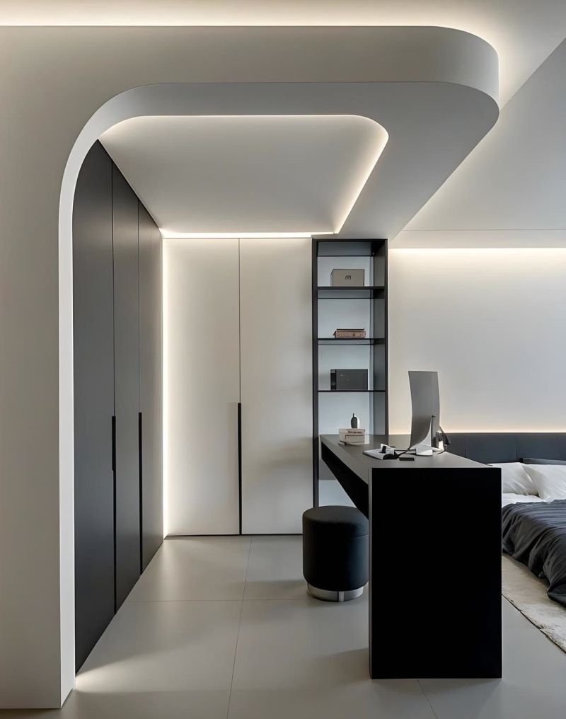 L型衣帽间设计 - 家居知识