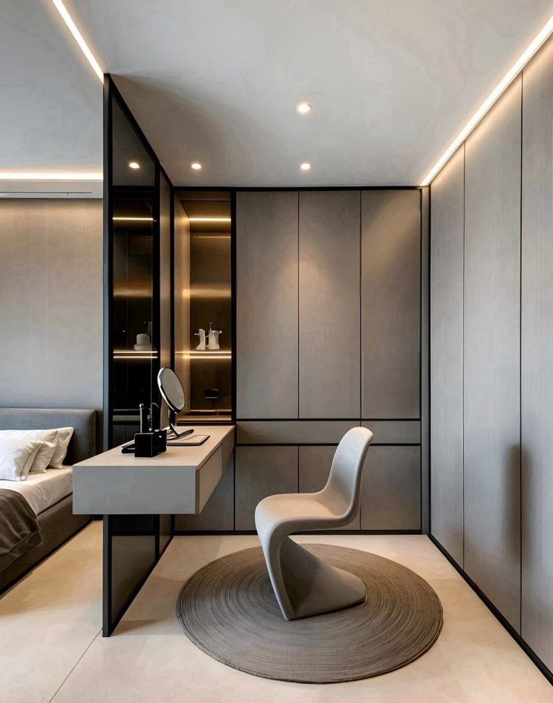 L型衣帽间设计 - 家居知识