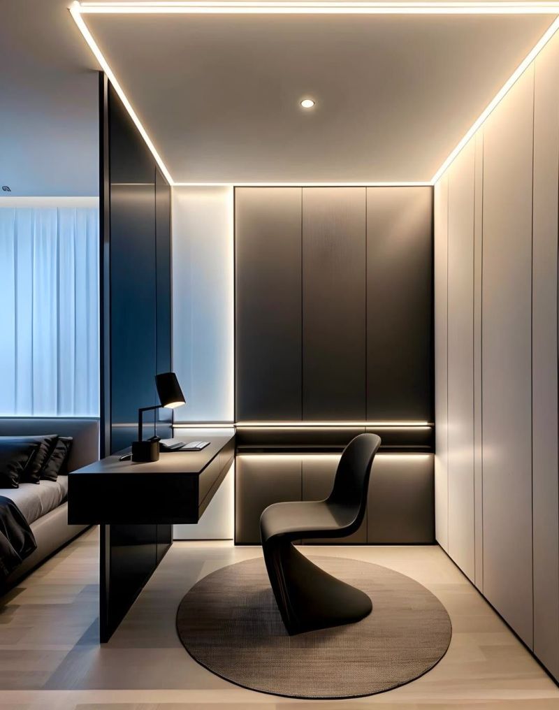 L型衣帽间设计 - 家居知识