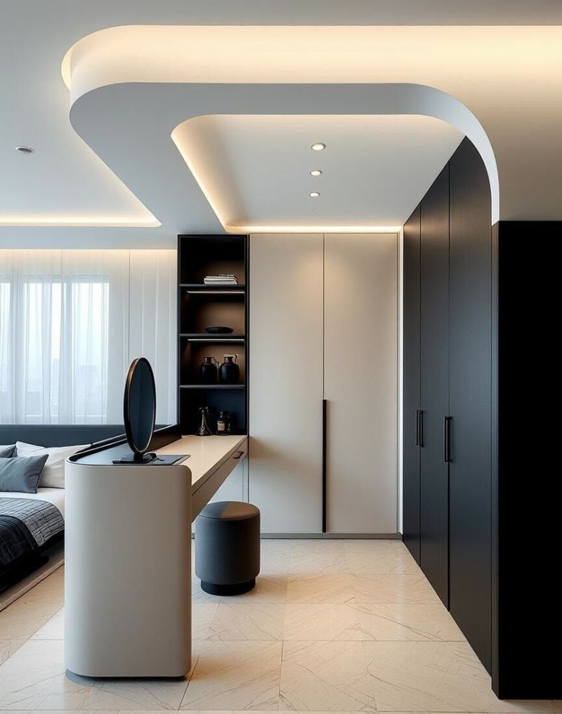 L型衣帽间设计 - 家居知识