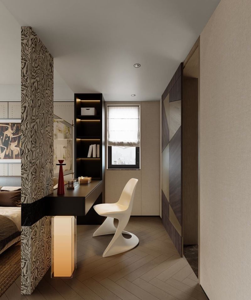 L型衣帽间设计 - 家居知识