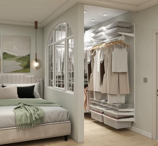 扔掉它！屁点大的卧室，也能拥有一个实用衣帽间？！ - 家居知识