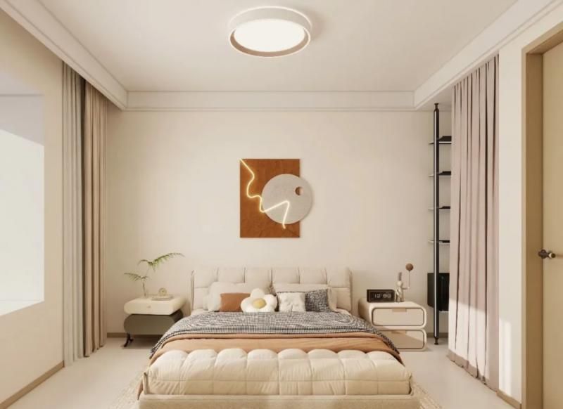 天津业之峰案例解析96㎡现代奶油风诠释“家与自己和解”的仪式感 - 家居知识