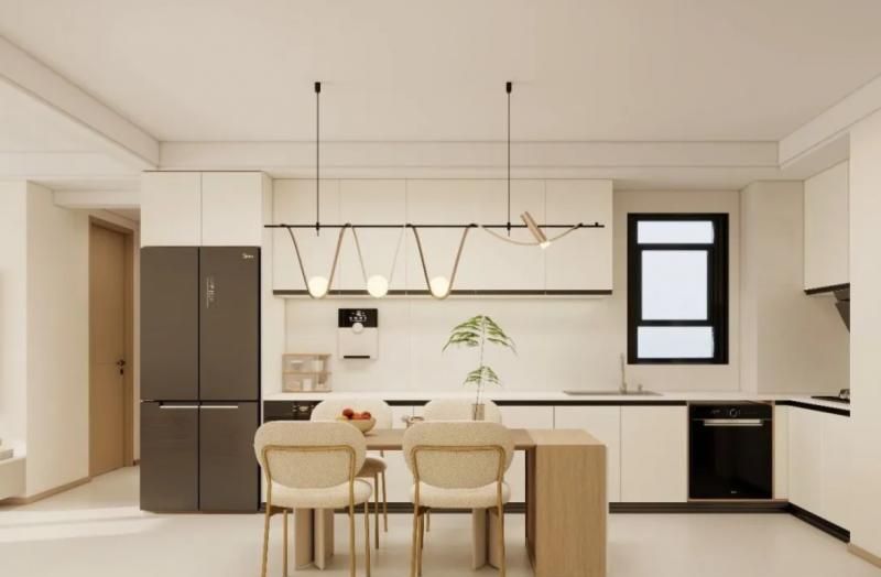 天津业之峰案例解析96㎡现代奶油风诠释“家与自己和解”的仪式感 - 家居知识