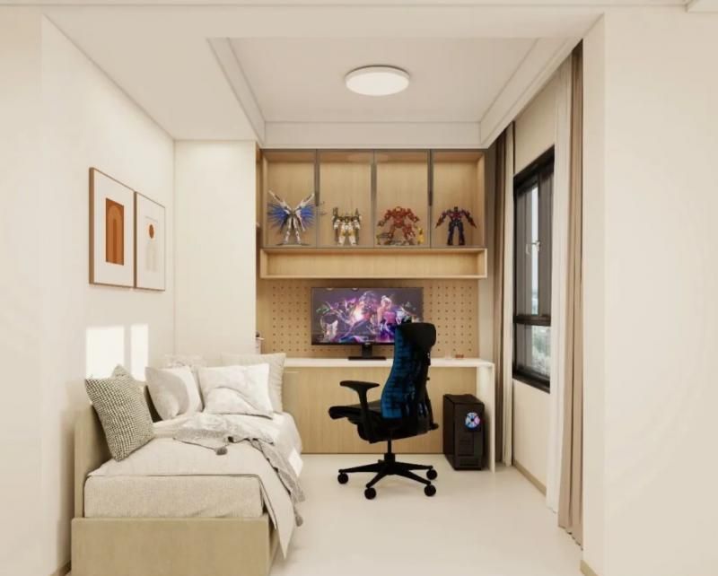 天津业之峰案例解析96㎡现代奶油风诠释“家与自己和解”的仪式感 - 家居知识