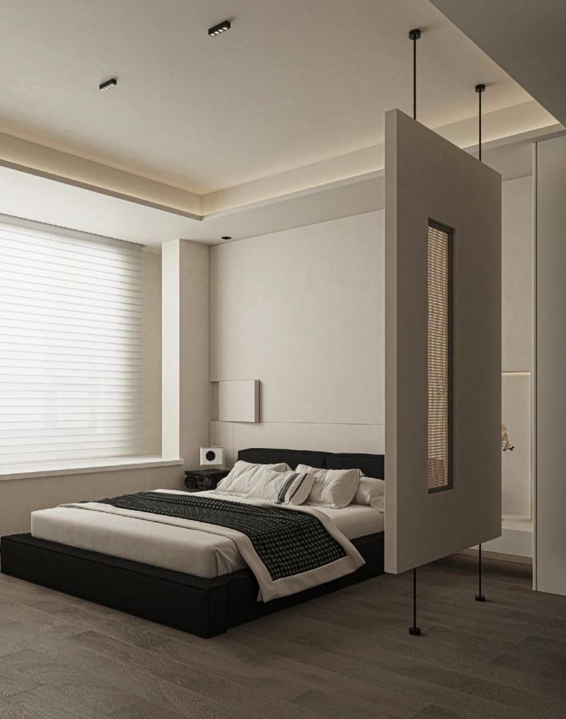 极简奶油风卧室，治愈到心坎里啦！ - 家居知识