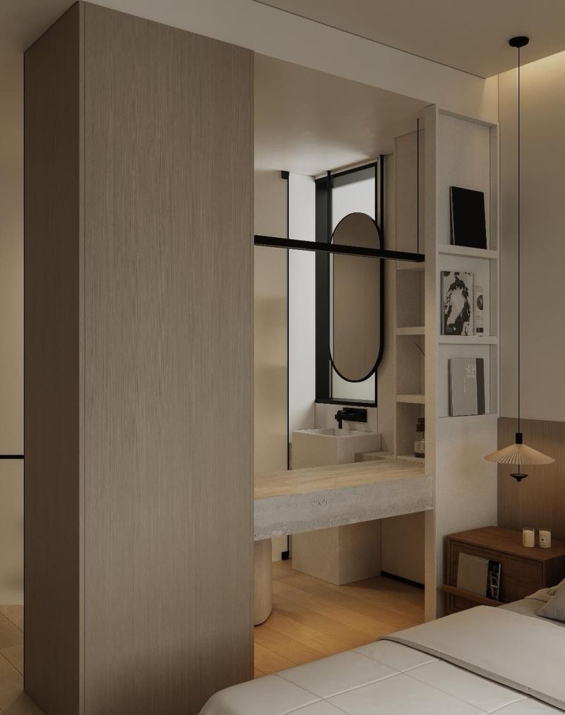 极简奶油风卧室，治愈到心坎里啦！ - 家居知识