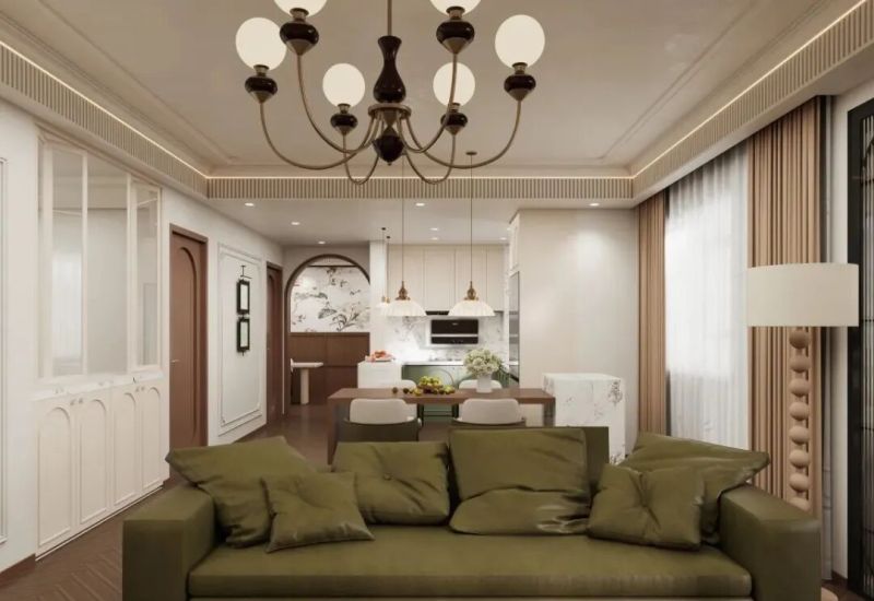 [蒂莱斯家居]173㎡美式奶油风|胡桃木+橄榄绿,复古氛围感直接拉满 - 家居知识