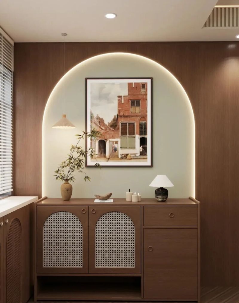 [蒂莱斯家居]173㎡美式奶油风|胡桃木+橄榄绿,复古氛围感直接拉满 - 家居知识