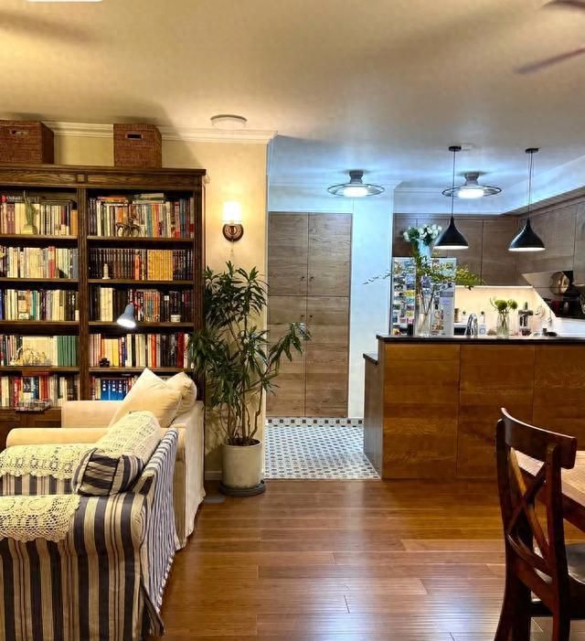 北京90㎡质朴美式风，干净清雅的家，松弛感满分！