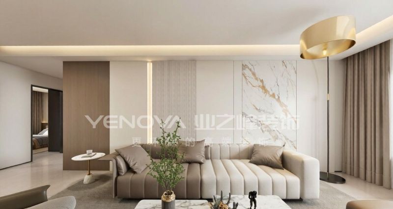 唐山安联优悦城120平方米现代轻奢风格装修效果案例|业之峰装饰 - 家居知识