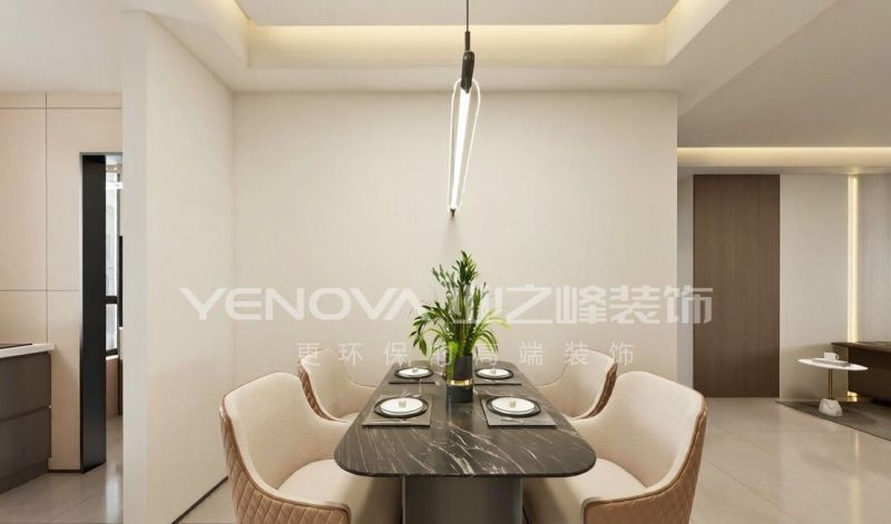 唐山安联优悦城120平方米现代轻奢风格装修效果案例|业之峰装饰 - 家居知识