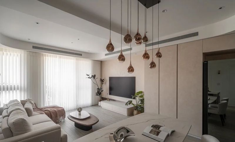 99㎡，柔弧漫光，把轻奢与温柔藏进日常！ - 家居知识