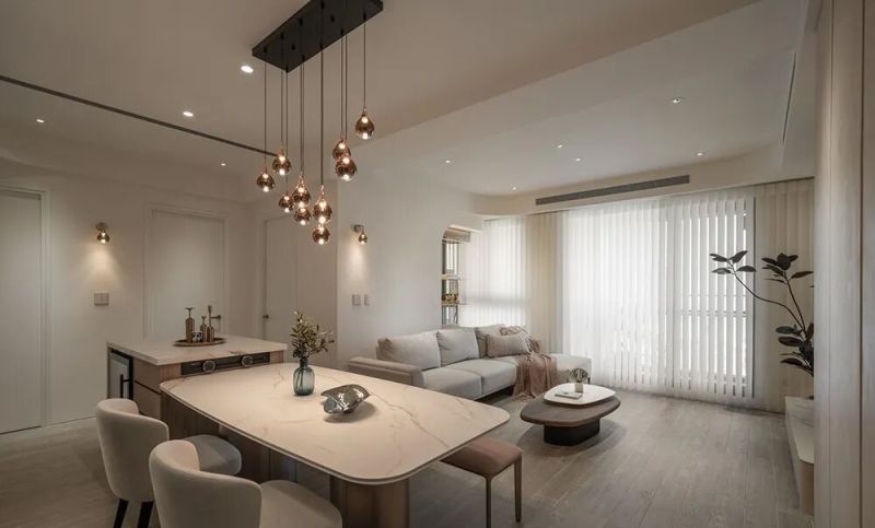 99㎡，柔弧漫光，把轻奢与温柔藏进日常！ - 家居知识