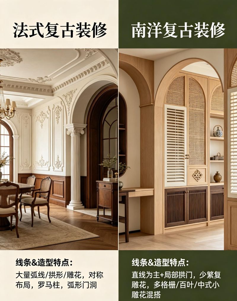 法式复古 vs 南洋复古，一眼分清两种复古美 - 家居知识