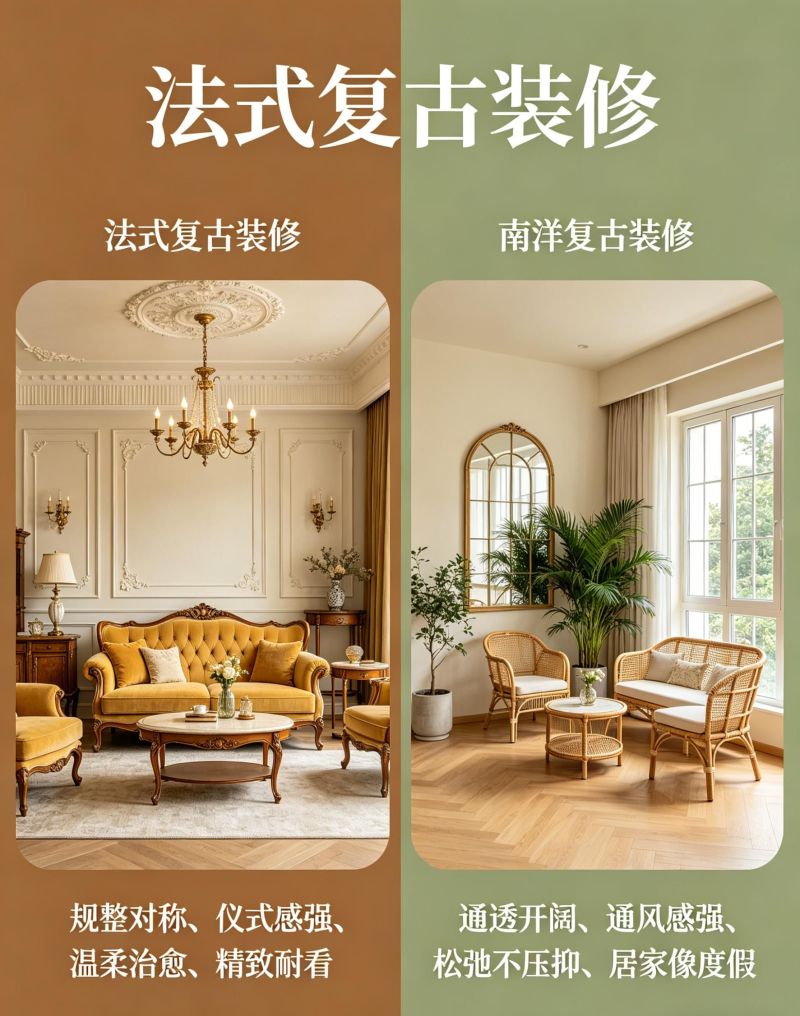 法式复古 vs 南洋复古，一眼分清两种复古美 - 家居知识