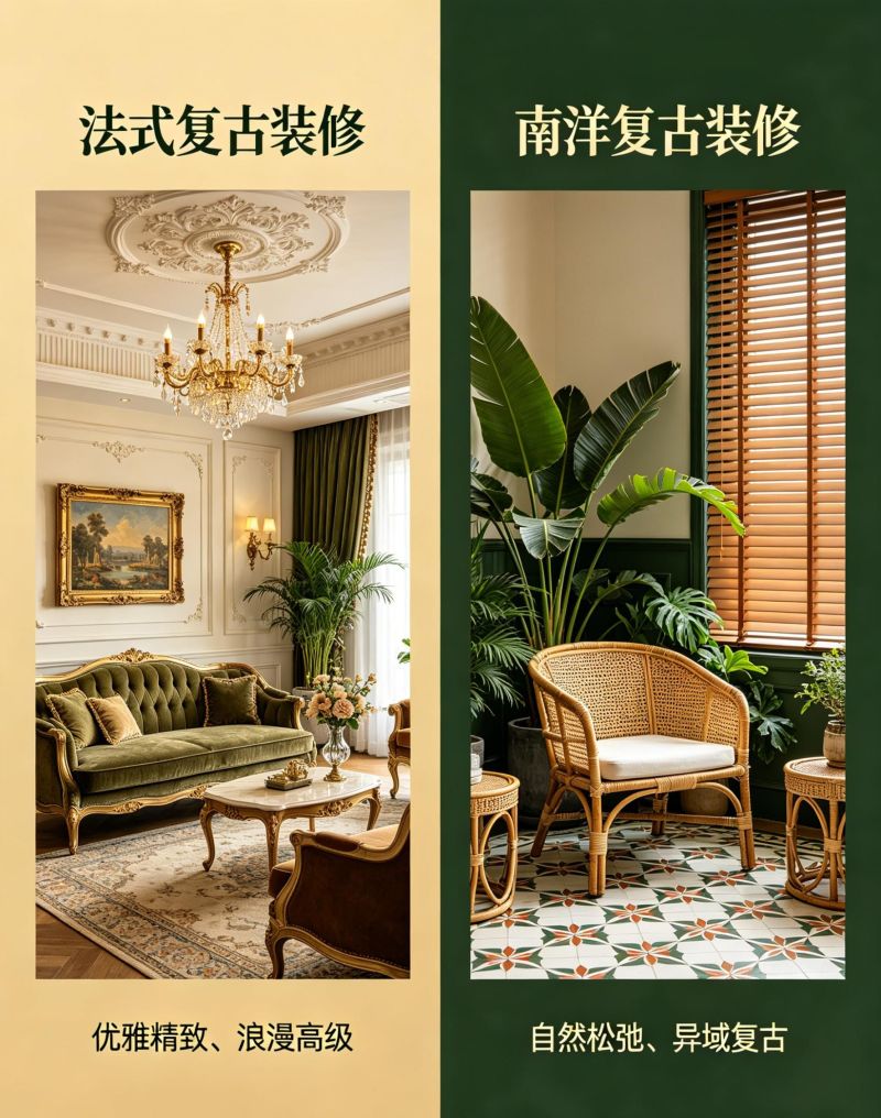 法式复古 vs 南洋复古，一眼分清两种复古美 - 家居知识