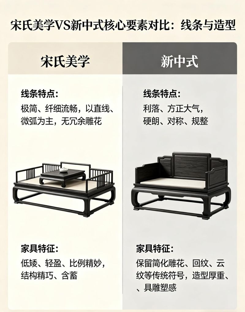 新中式 vs 宋式美学｜一眼分清东方两大顶流 - 家居知识