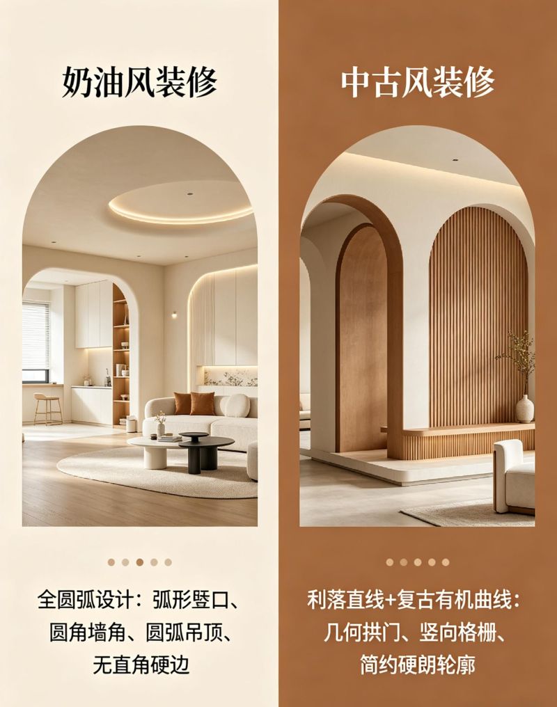 两种治愈家装|奶油风 × 中古风元素对照 - 今日头条 两种治愈家装|奶油风 × 中古风元素对照 - 家居知识