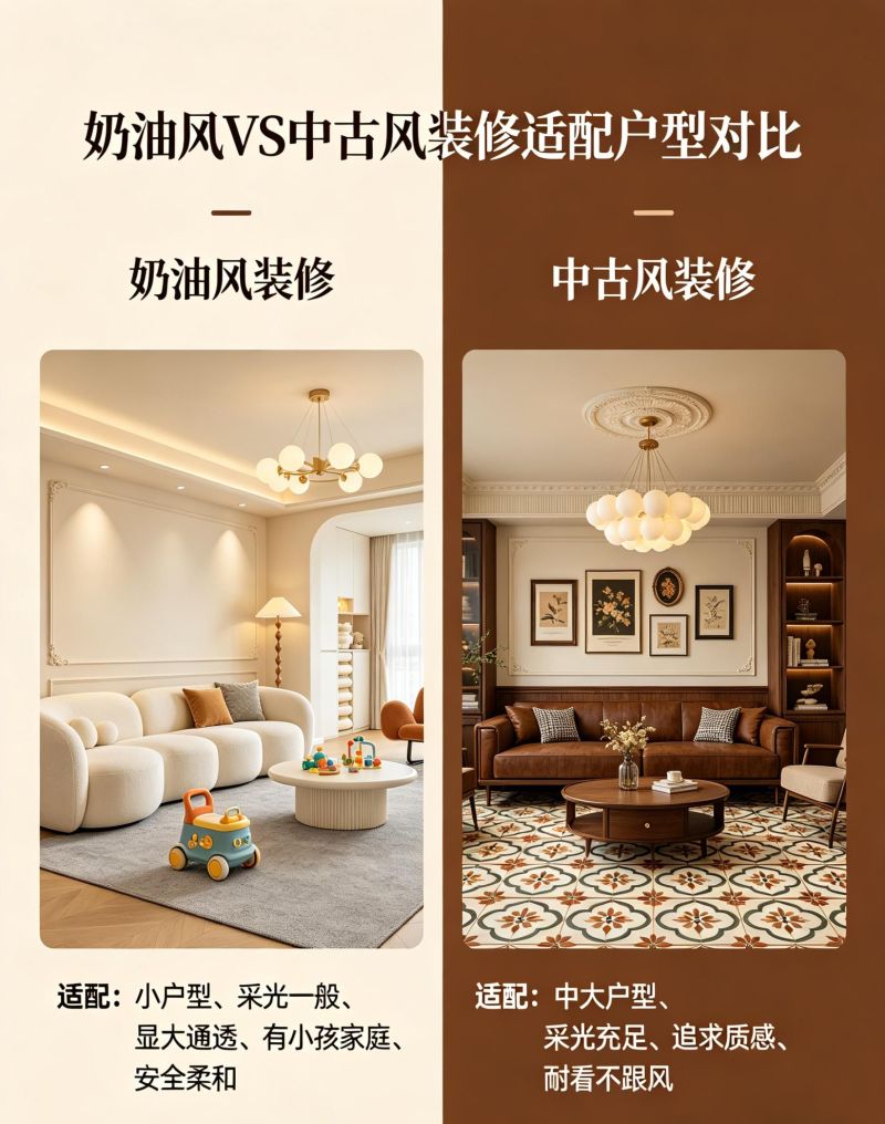 两种治愈家装|奶油风 × 中古风元素对照 - 今日头条 两种治愈家装|奶油风 × 中古风元素对照 - 家居知识