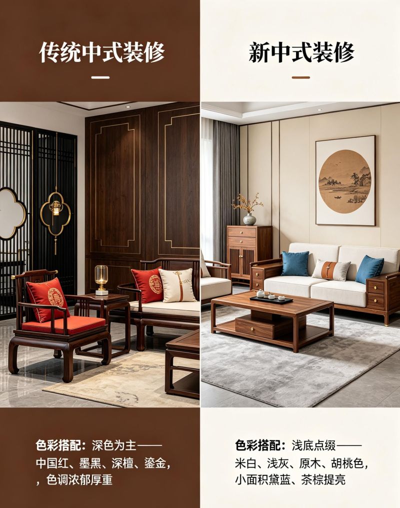中式装修怎么选？传统 vs 新中式干货合集 - 家居知识
