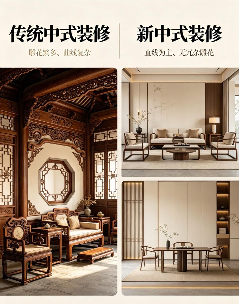 中式装修怎么选？传统 vs 新中式干货合集 - 家居知识
