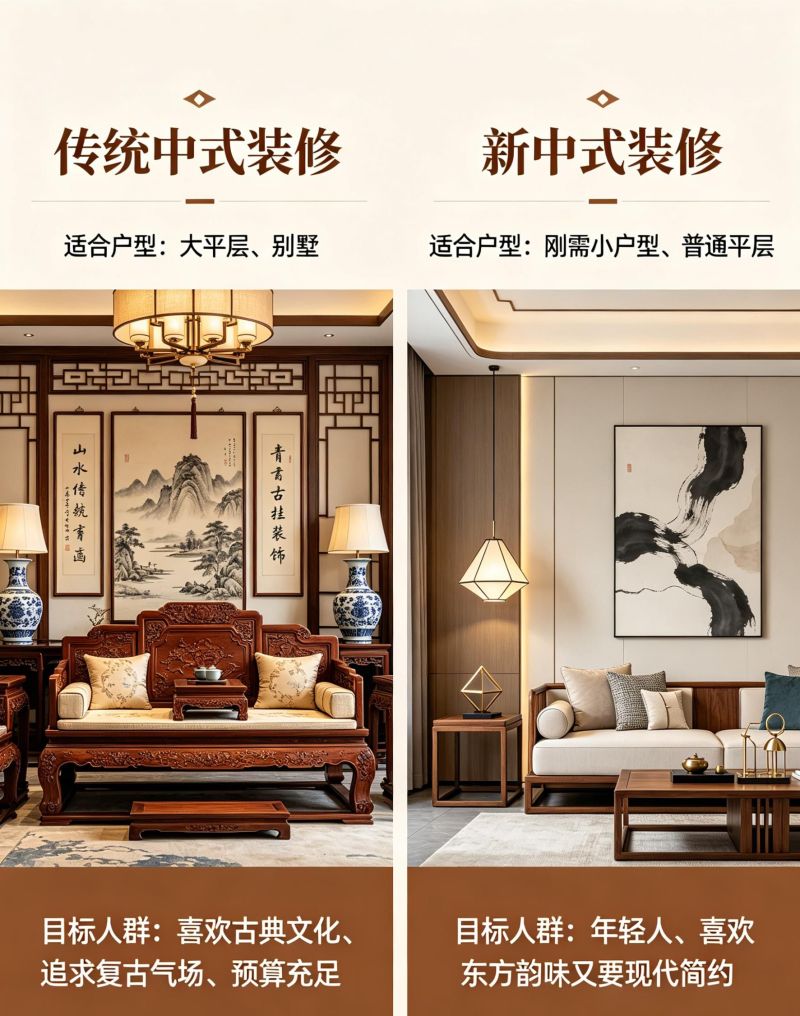 中式装修怎么选？传统 vs 新中式干货合集 - 家居知识