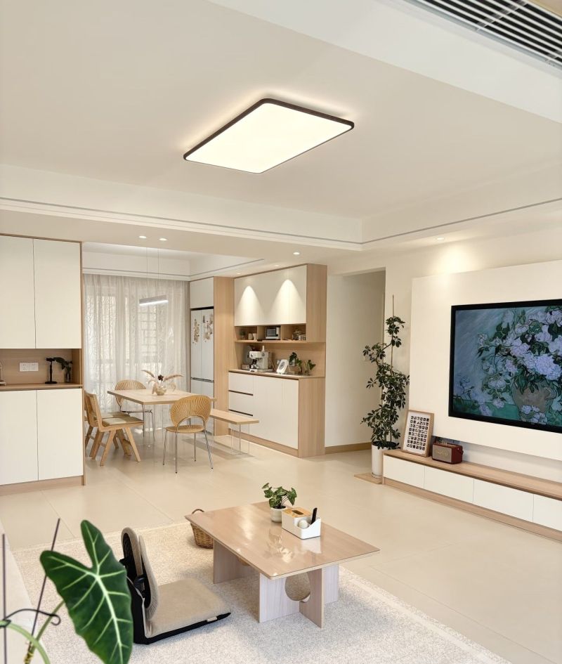 120㎡原木奶油风小家，温柔治愈，住进去就不想出门~ - 家居知识