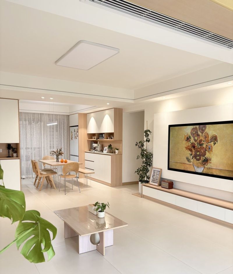120㎡原木奶油风小家，温柔治愈，住进去就不想出门~ - 家居知识