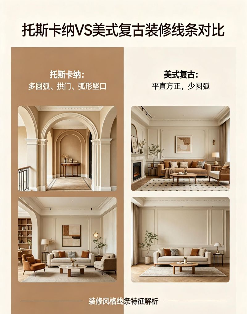 装修分不清！托斯卡纳 vs 美式复古一眼看懂 - 家居知识