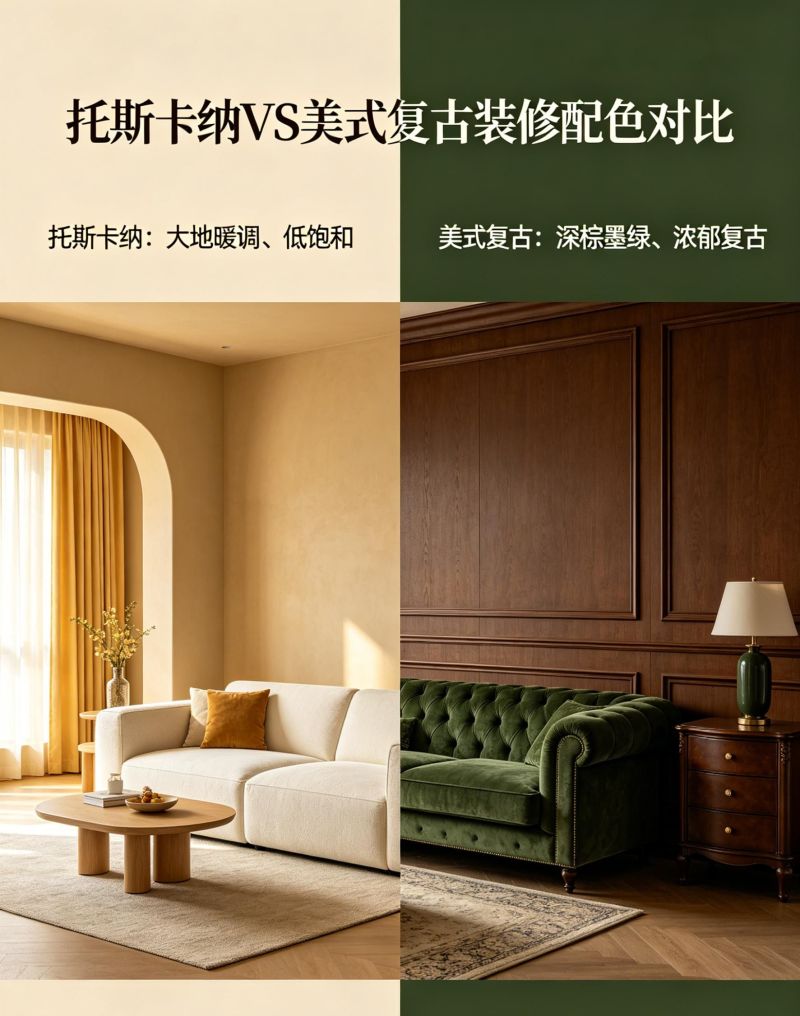 装修分不清！托斯卡纳 vs 美式复古一眼看懂 - 家居知识