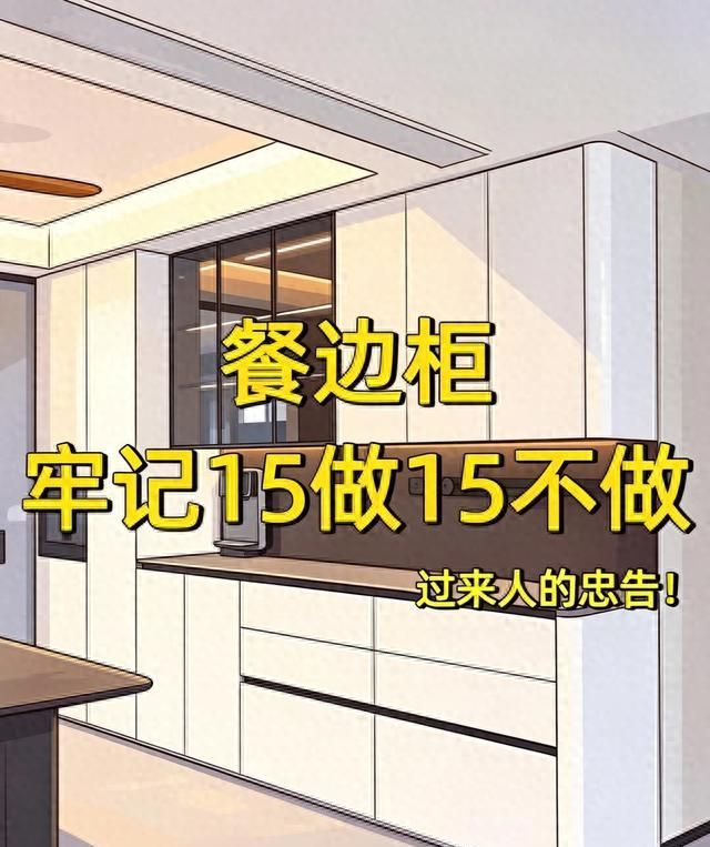 揭秘餐边柜高级感秘籍，10个细节让台面始终整洁空旷