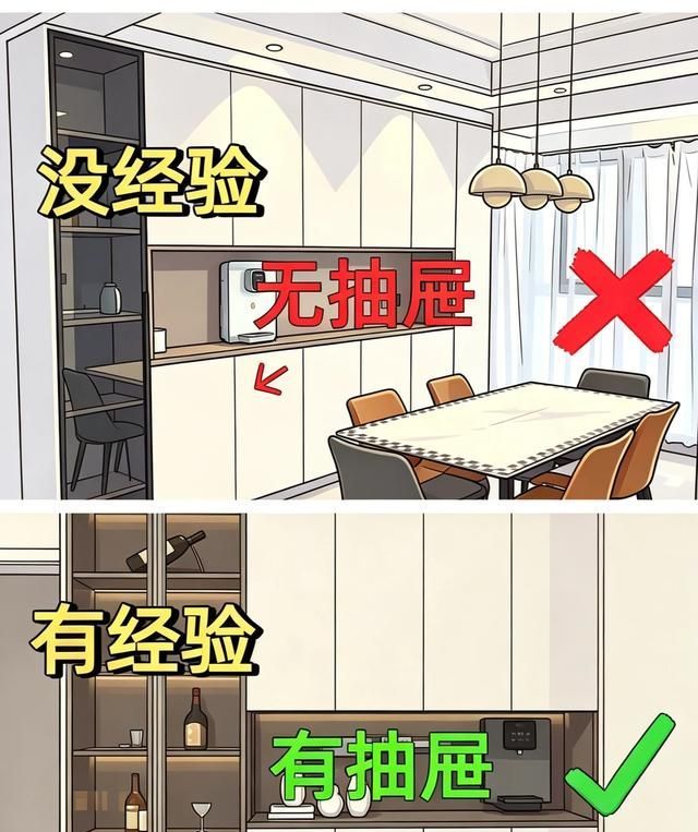 餐边柜装完显高级?这10个细节让台面永远空着 - 今日头条 餐边柜装完显高级?这10个细节让台面永远空着 - 家居知识